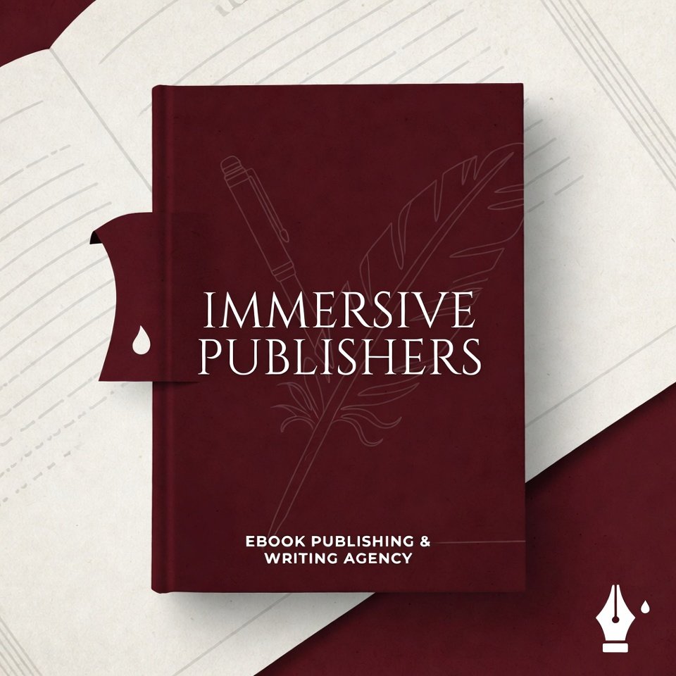 Immersive Publishers branded hardcover concept